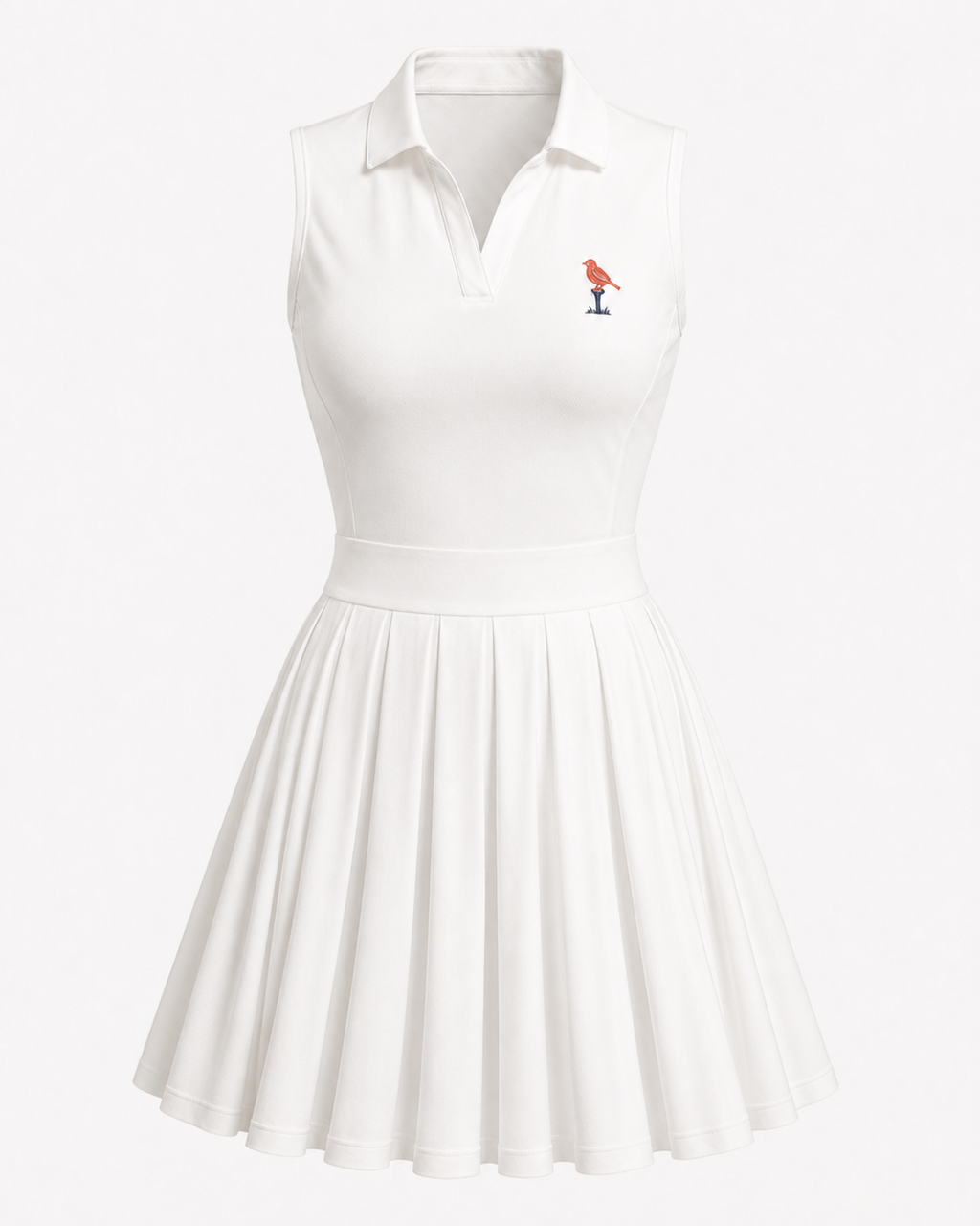 Bubs & Birdie Performance Golf Dress – White
