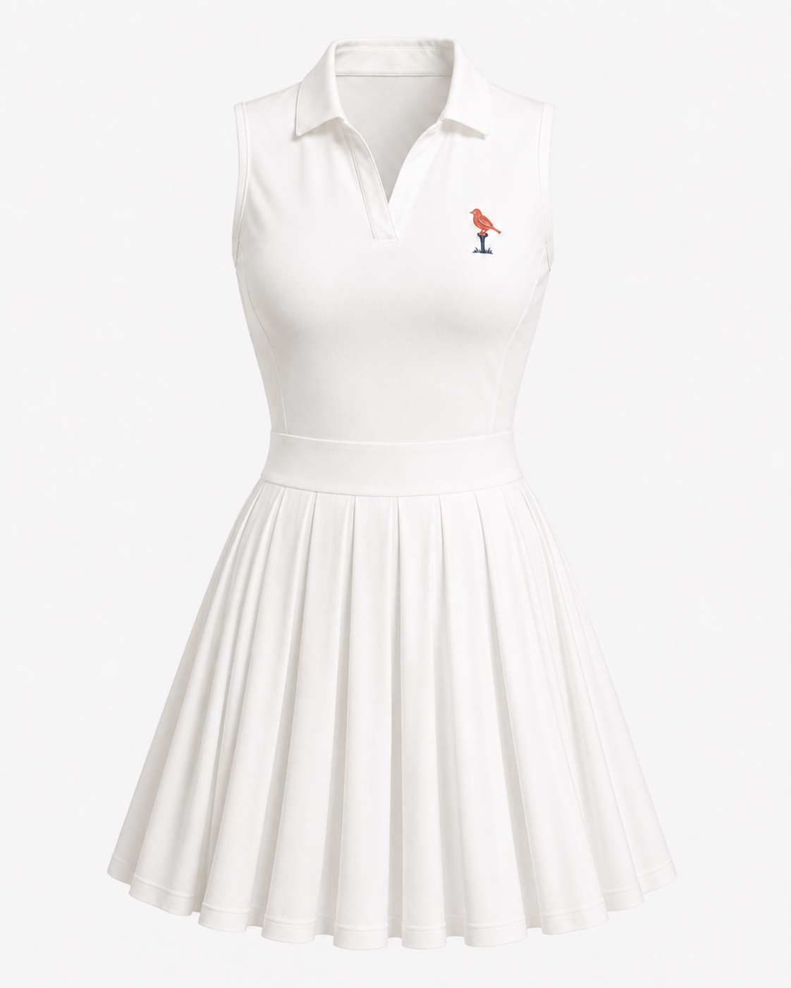 Bubs & Birdie Performance Golf Dress – White